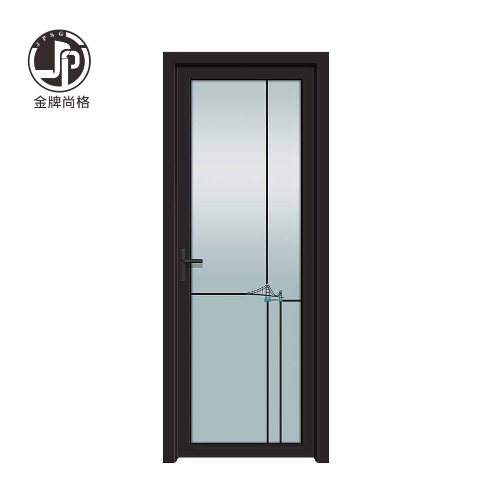 Aluminum Alloy Frosted swing door Glass Door