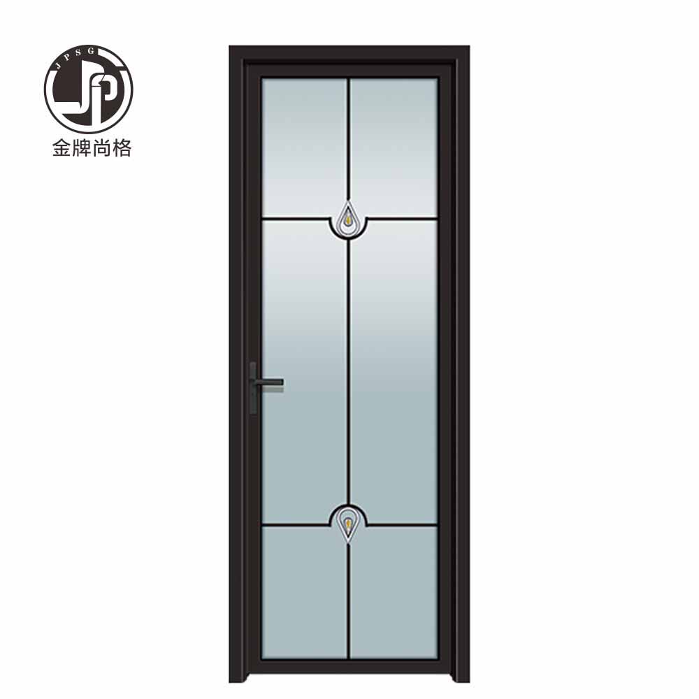 Aluminum Alloy Frosted swing door Glass Door