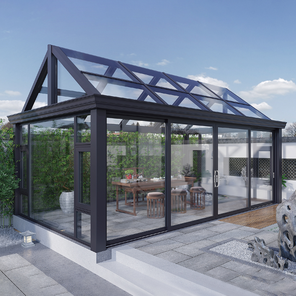 Sun Protection And UV Resistance Outdoor Glass Sun Room