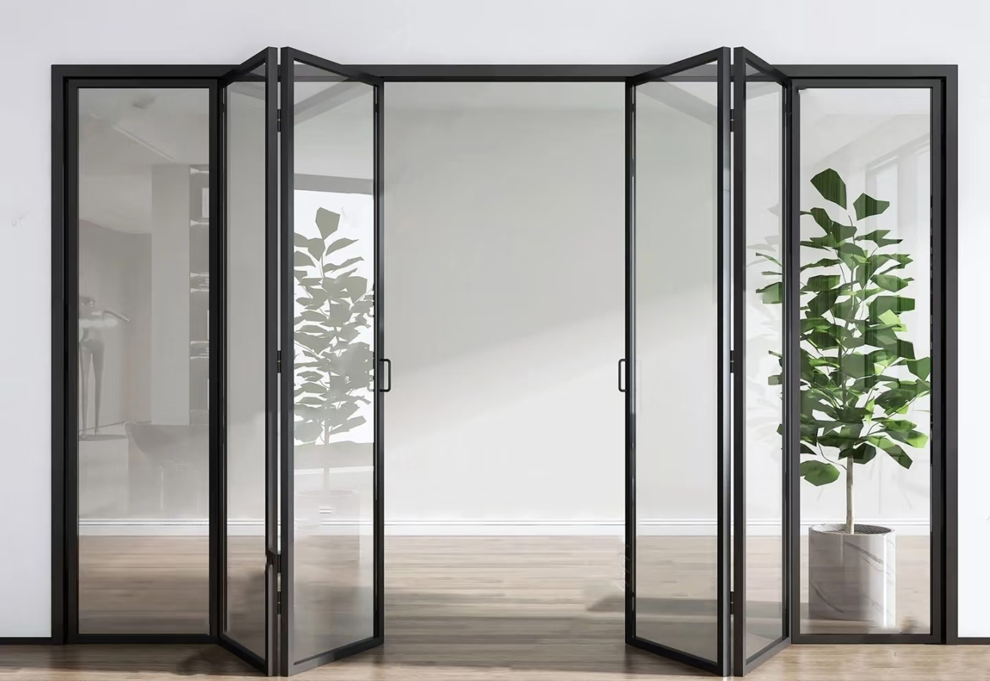 Aluminum Alloy Folding Sliding Glass Door