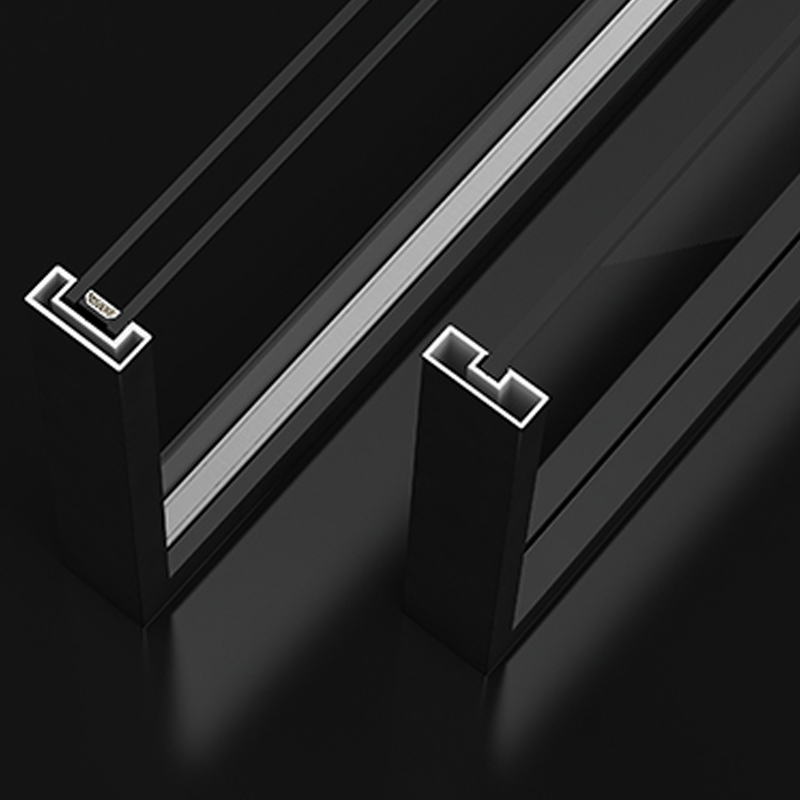 Aluminum glass flat doors Aluminum glass flat doors