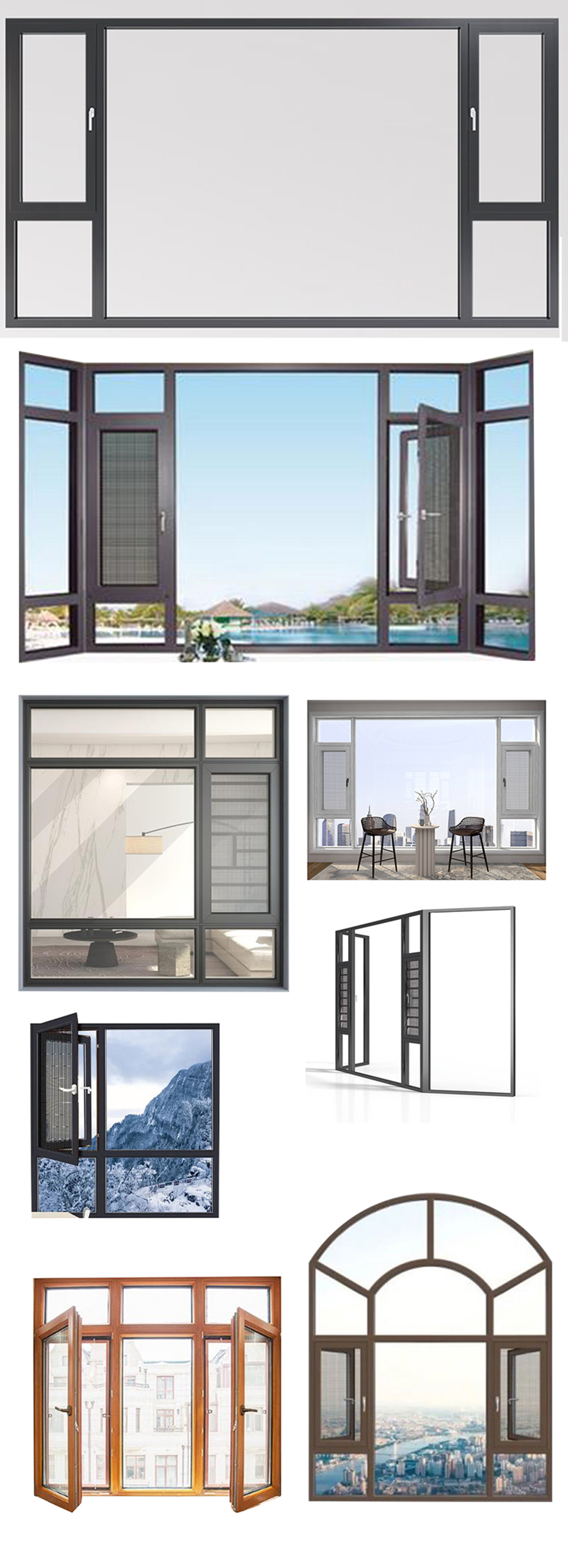 top hung casement window