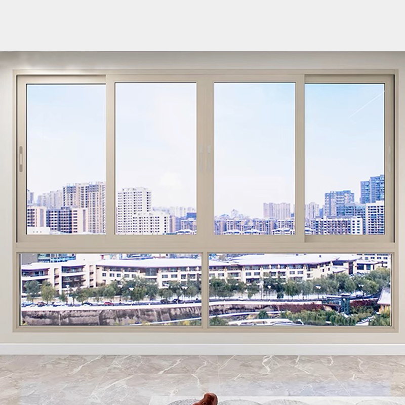 tempered glass sliding window