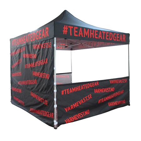 Heavy duty 50mm hexagon frame Custom Print 10x10 ft foldable canopy tent