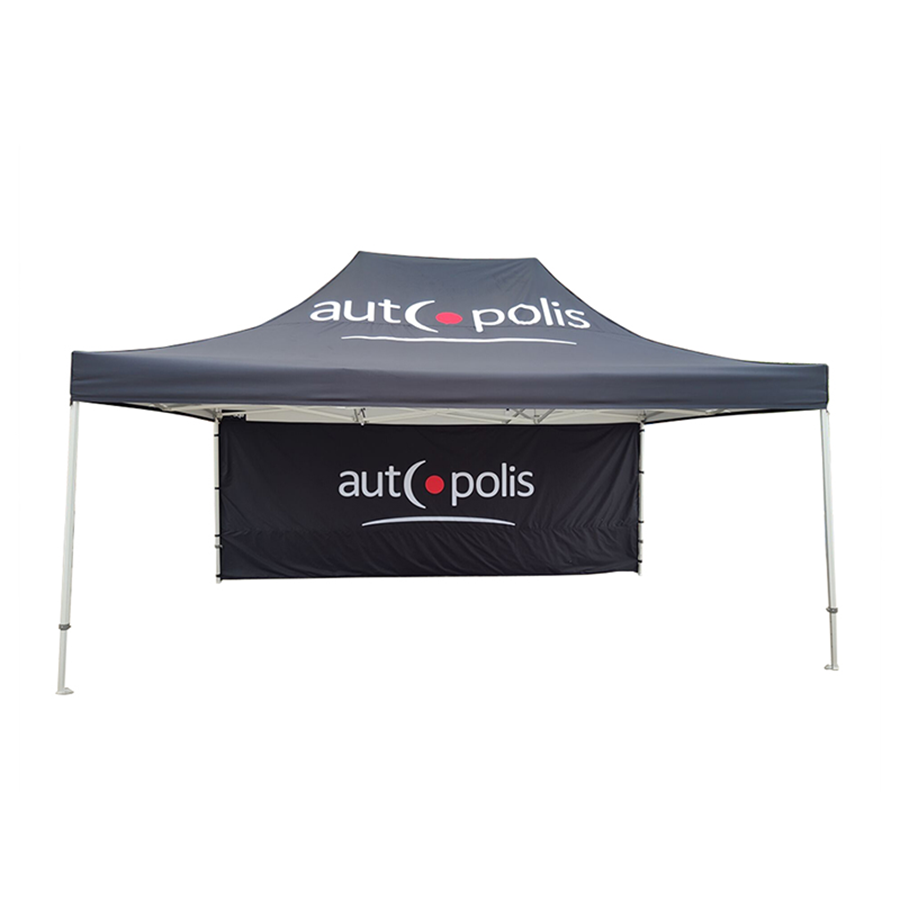 50mm hexagon frame Custom Branded 10x15 ft folding POP UP canopy