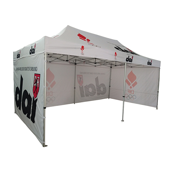 50mm hexagon frame Personalized Print 10x20 ft Custom Logo tent