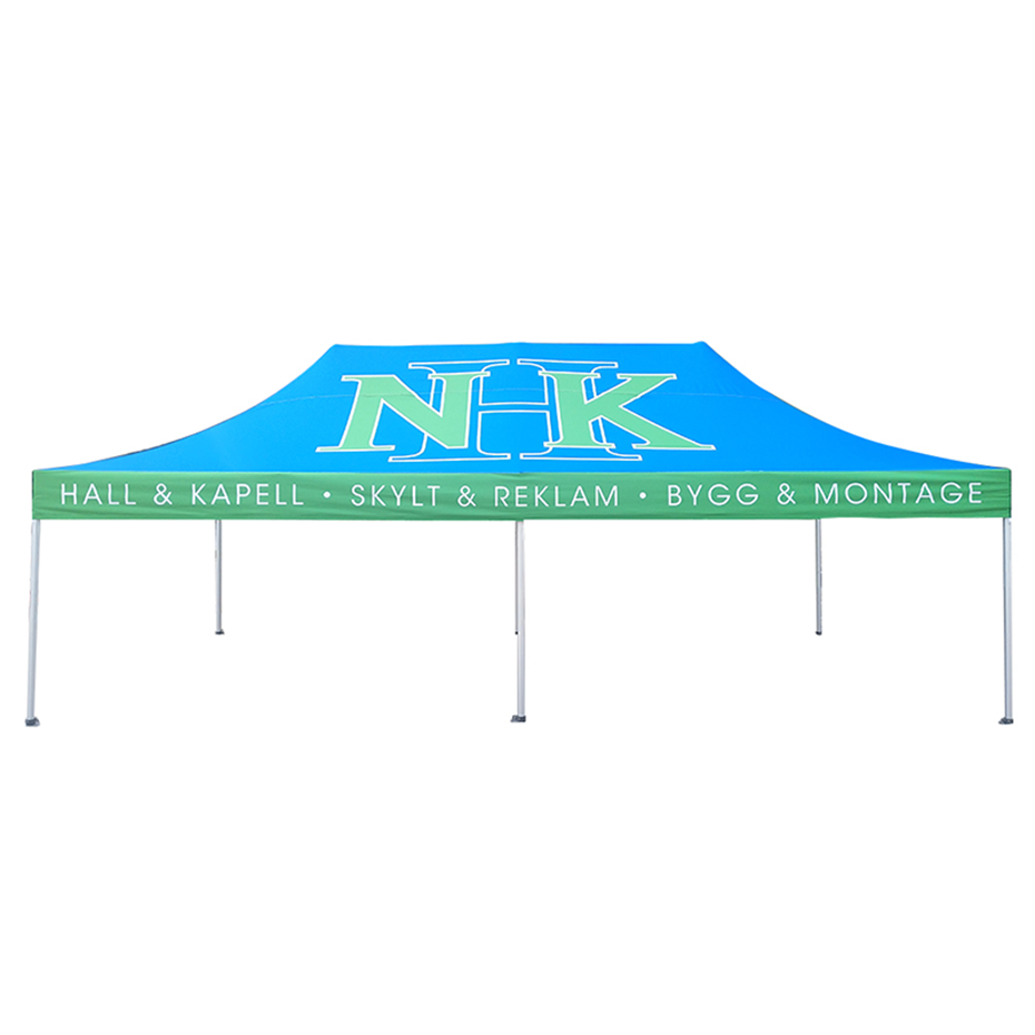 Heavy duty 50mm hexagon frame 13x26ft Custom Canopy with personalized logo
