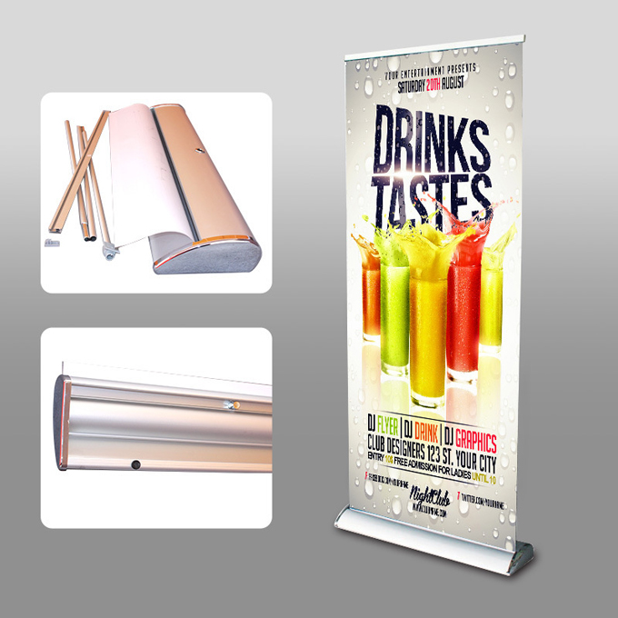 Roll Up banner 200x80cm