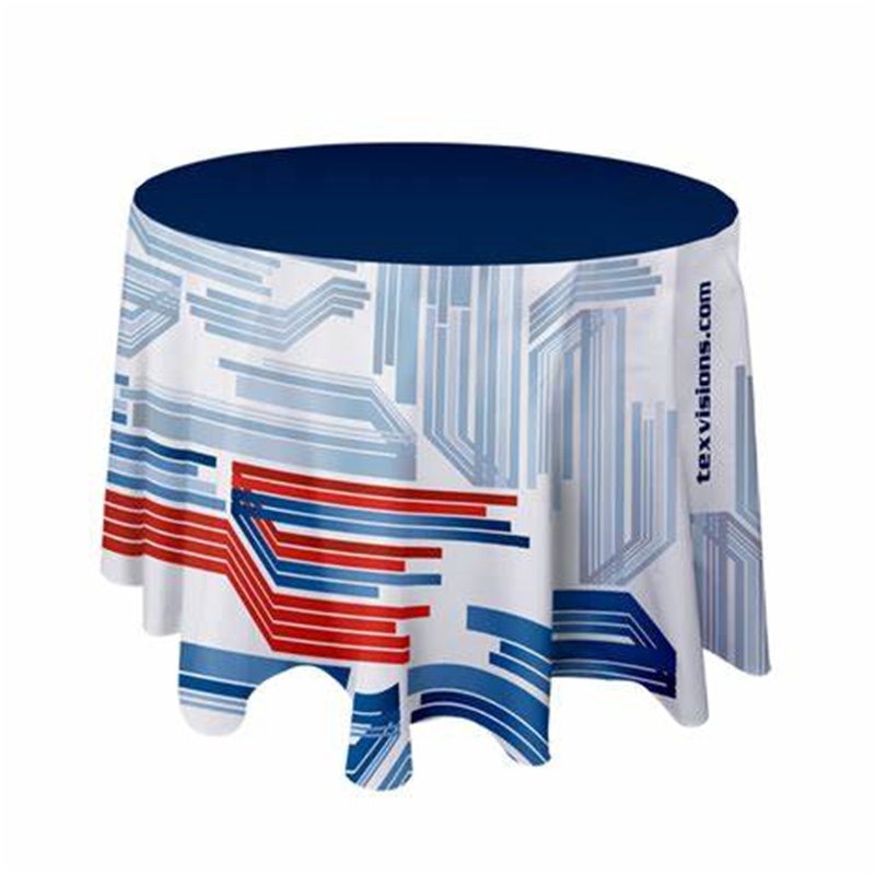 custom round table cloth with printing