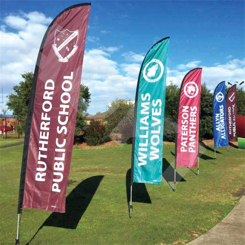 custom feather flags
