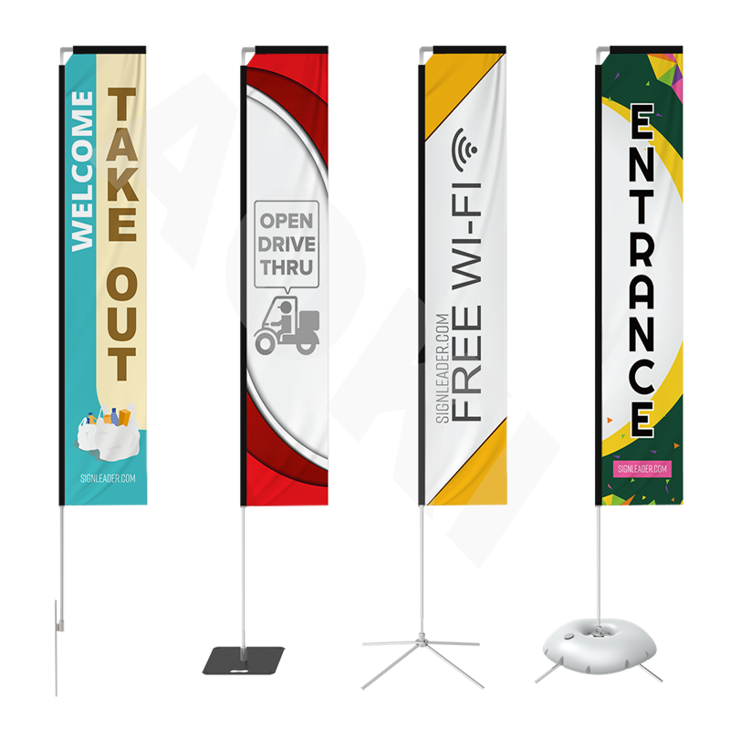 custom feather flags