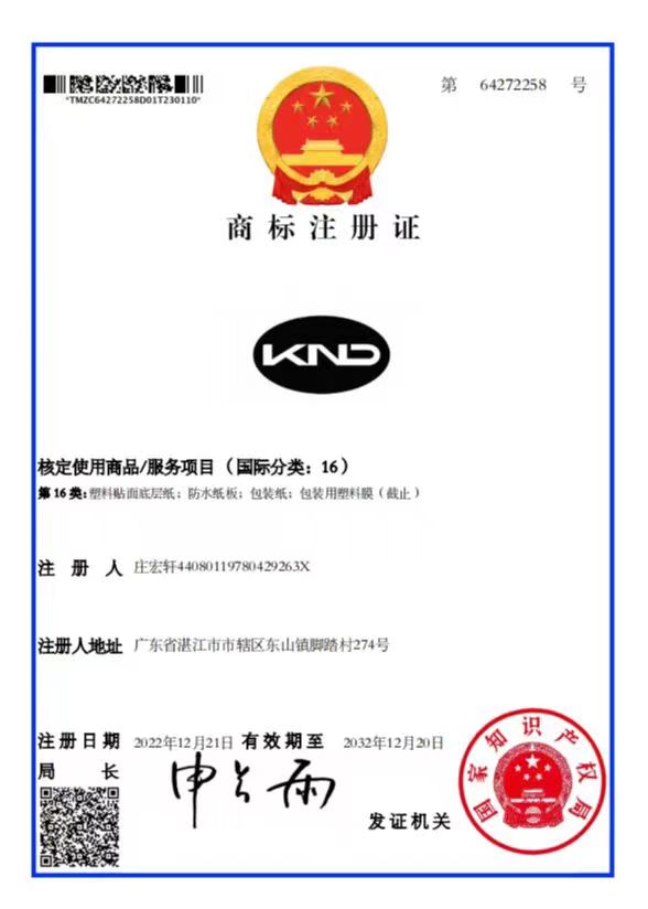 Kinnard-Trade mark license