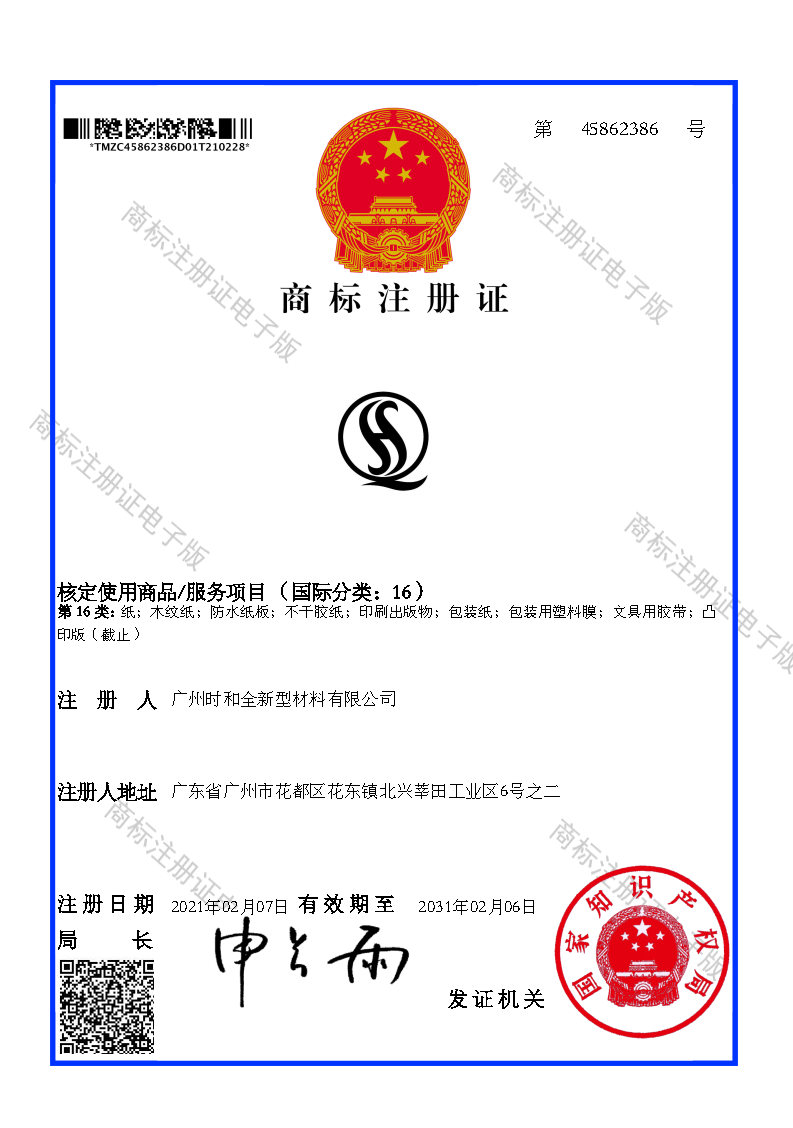 SHQ-Trade mark license