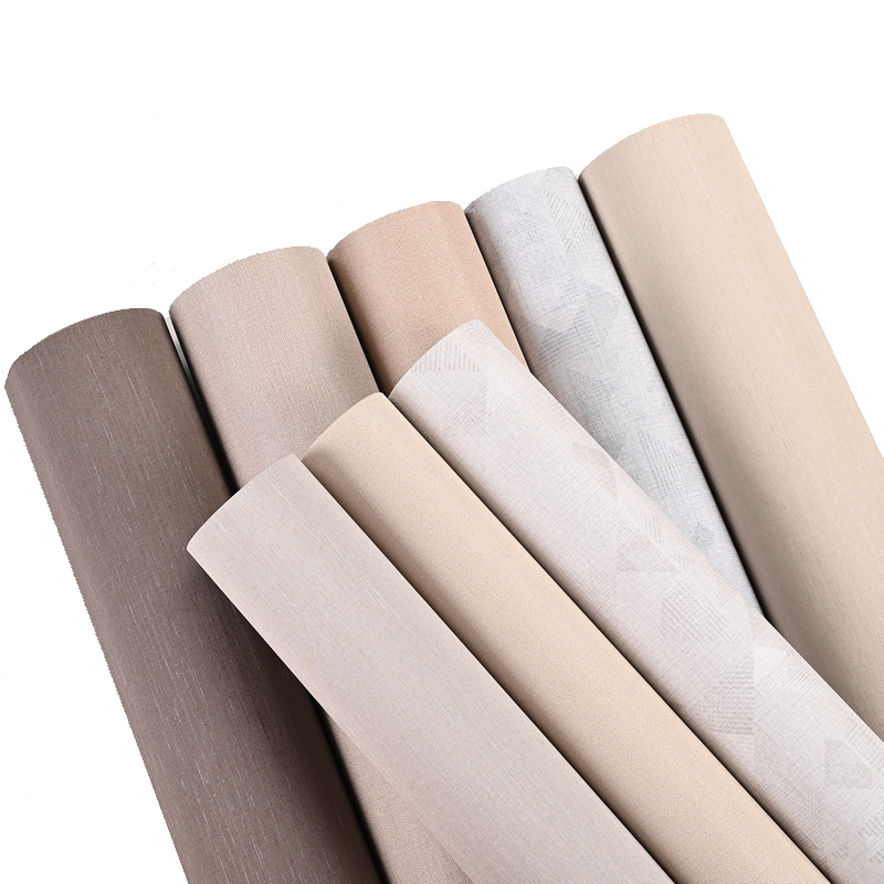 BW Series Self-adhesive PVC Decorative Film with Cloth Grain Pattern