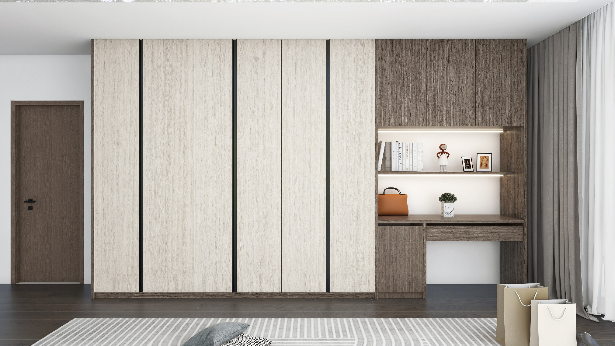 Cement Ash Texture PVC Film
