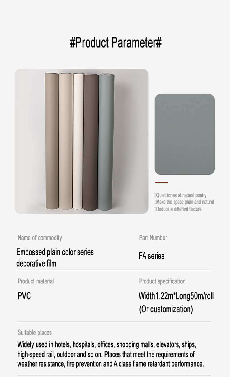 PVC furniture decorative films