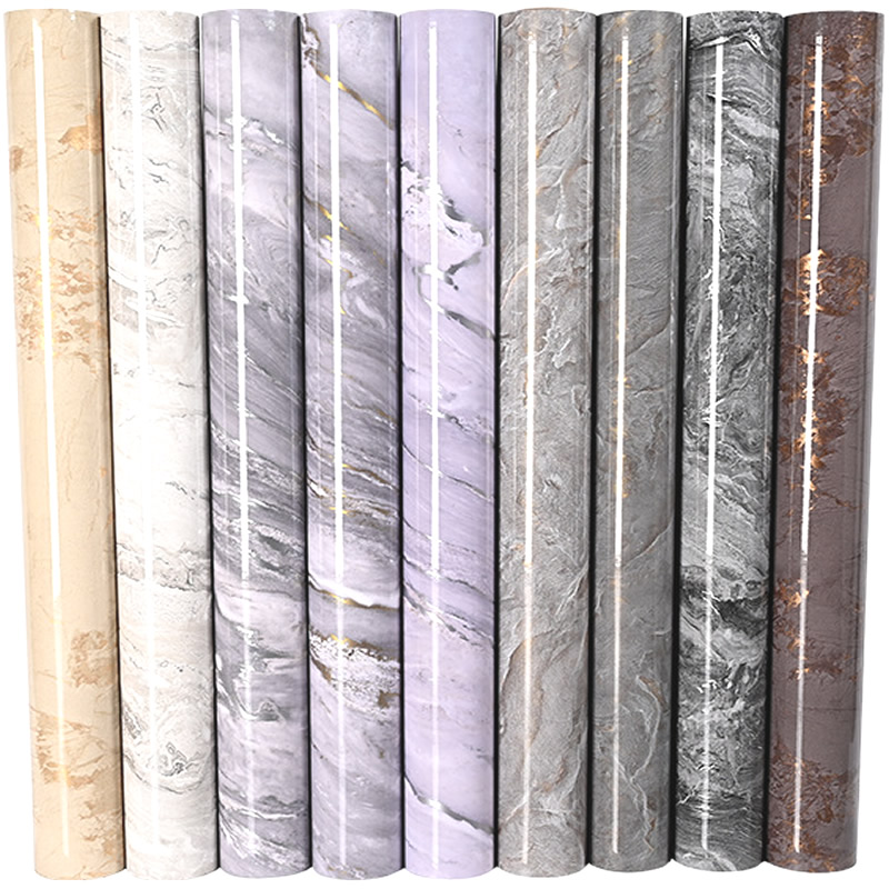 Self Adhesive Waterproof Marble Grain PVC Decorative Film