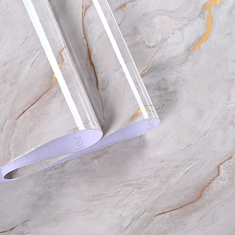 Marble grain PVC wallpaper
