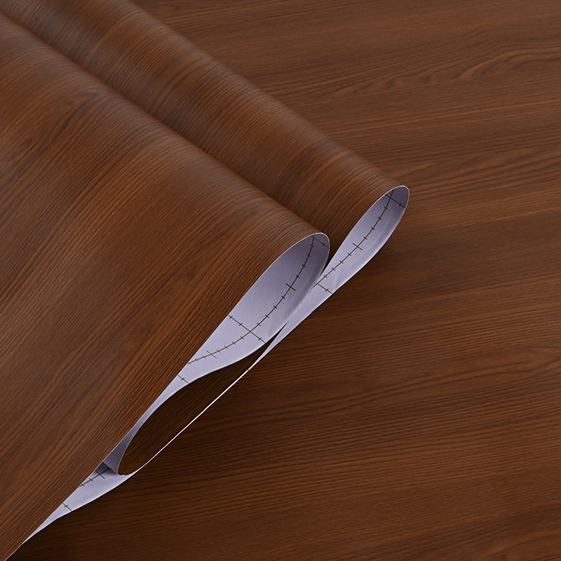 Self Adhesive Wood Grain PVC Furniture protective Film