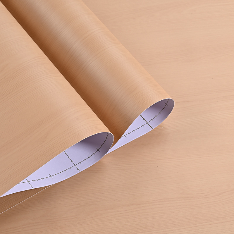 Self Adhesive Wood Grain PVC Furniture protective Film