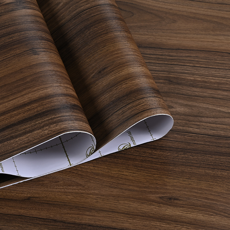 BS Series Retro Moisture-Proof Wood Grain PVC Decorative Film