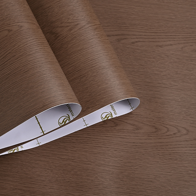 Retro Wood Grain PVC Decorative Film