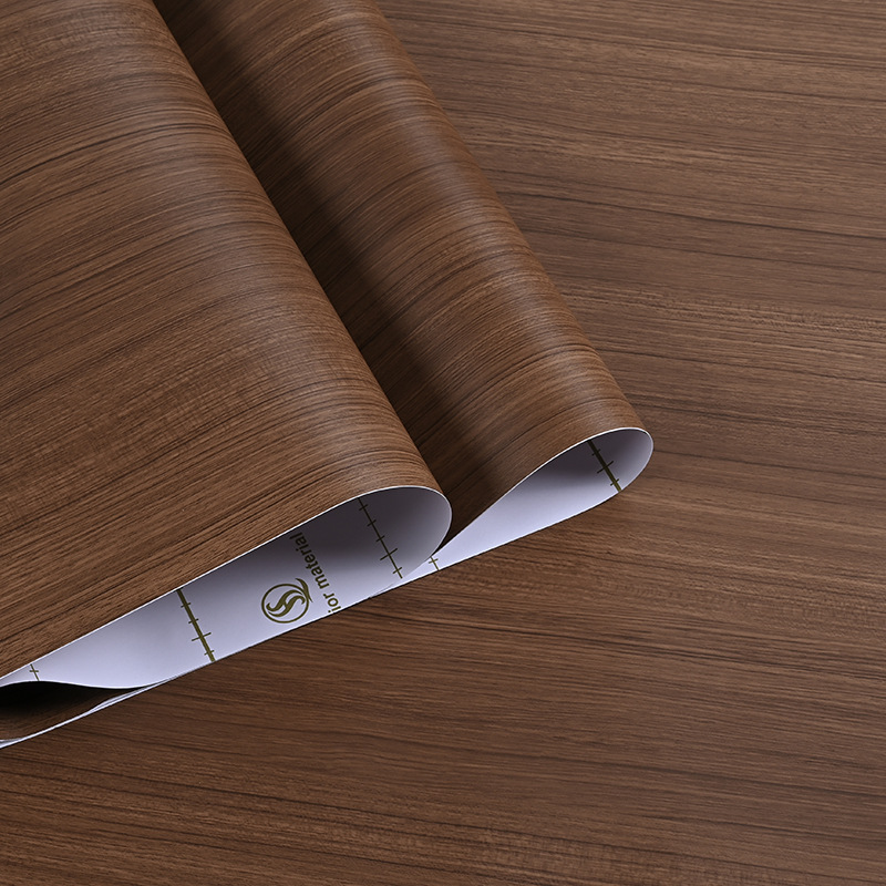 Retro Wood Grain PVC Decorative Film