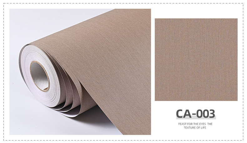 Fabric texture PVC peel and stick wallpaper
