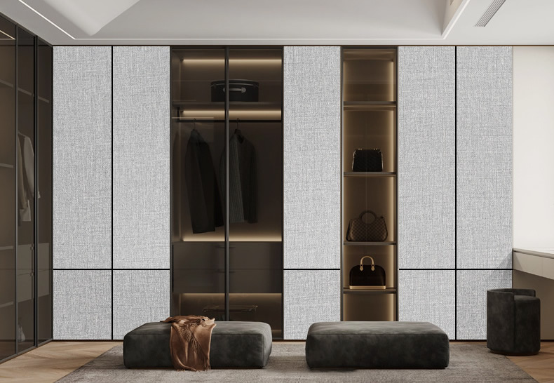 fabric design PVC decorative wallpaper