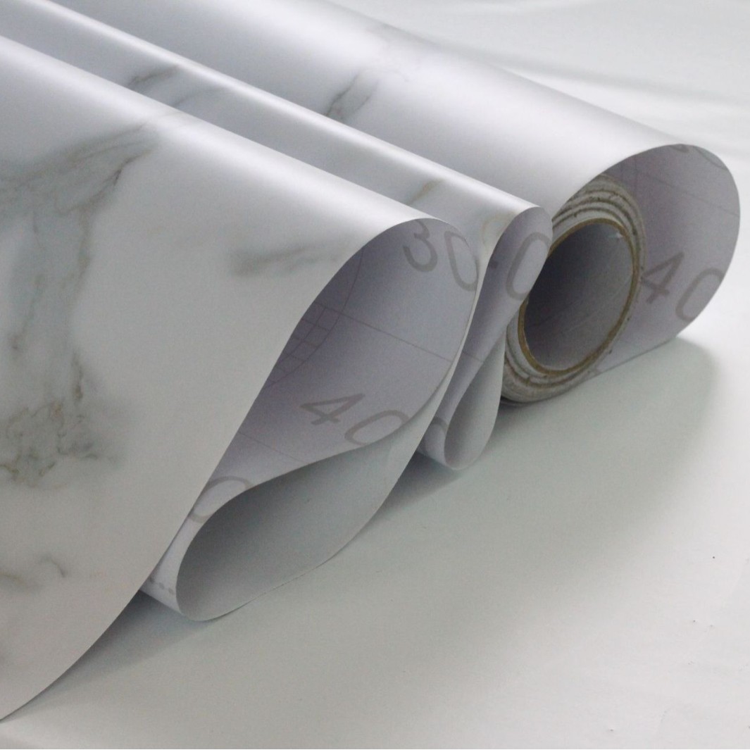 Matte Marble PVC Decorative Gilm