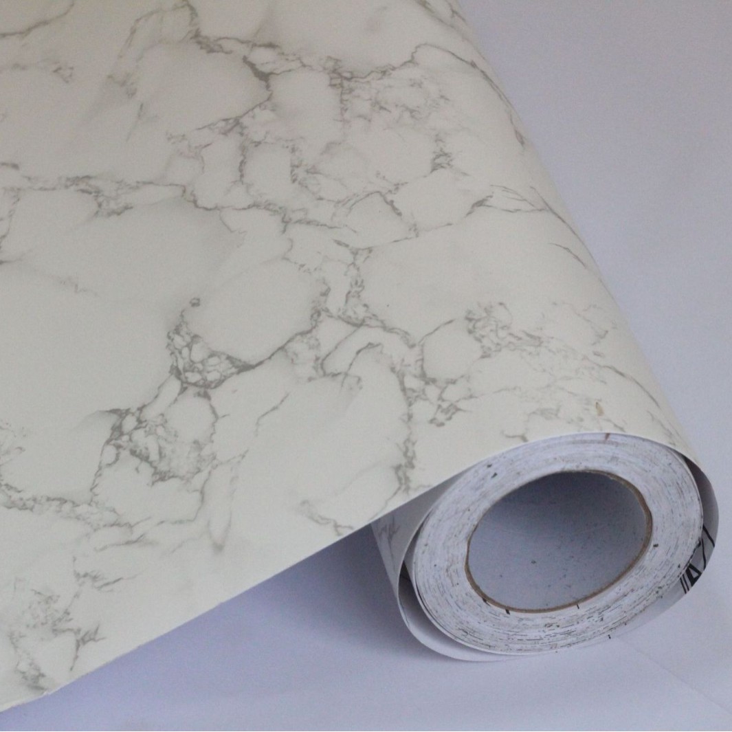 Matte marble wall sticker