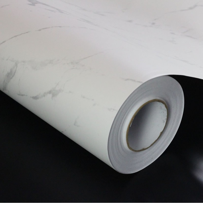 SHQ Series Matte Marble Grain PVC Decorative Film