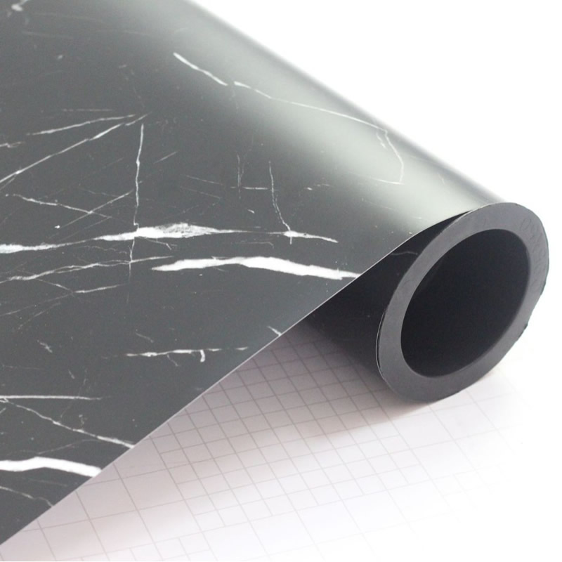 SHQ Series Matte Marble Grain PVC Decorative Film