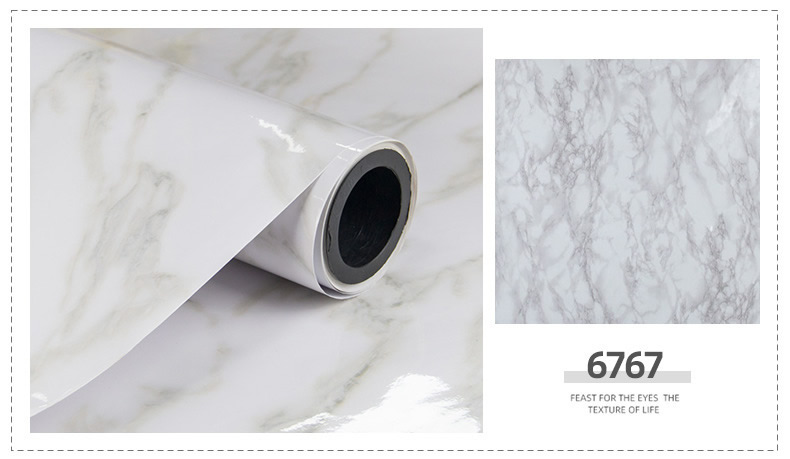 80 microns Self Adhesive Brick PVC Sticker