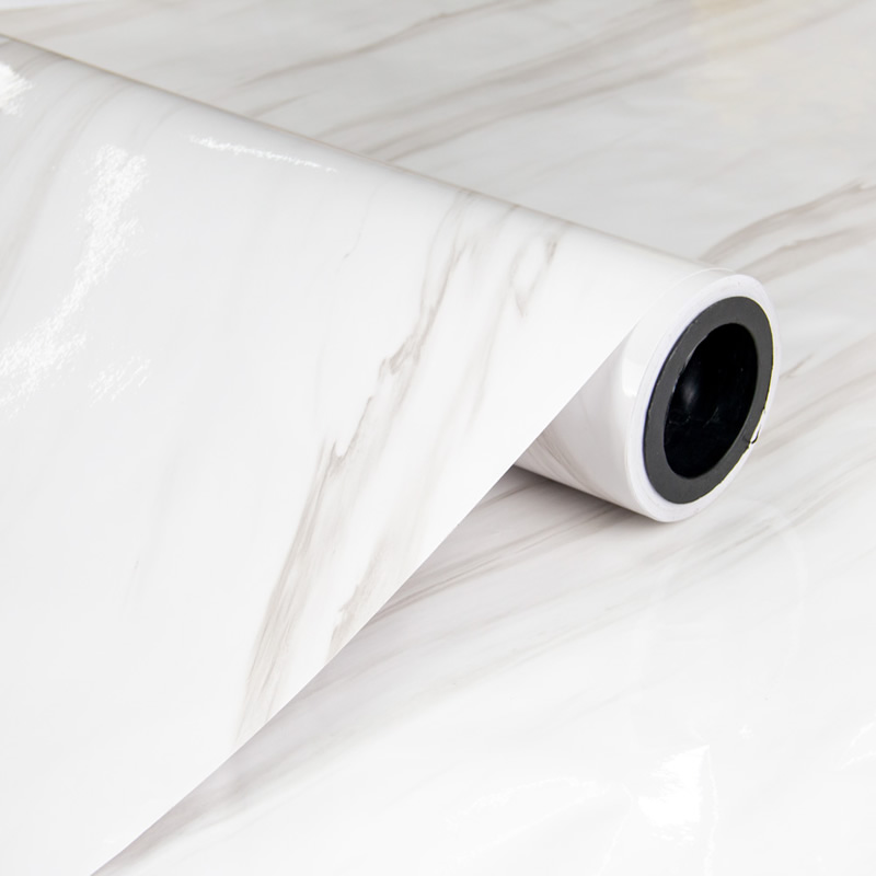 3D High-glossy Marble Decorative Self-Adhesive Sticker