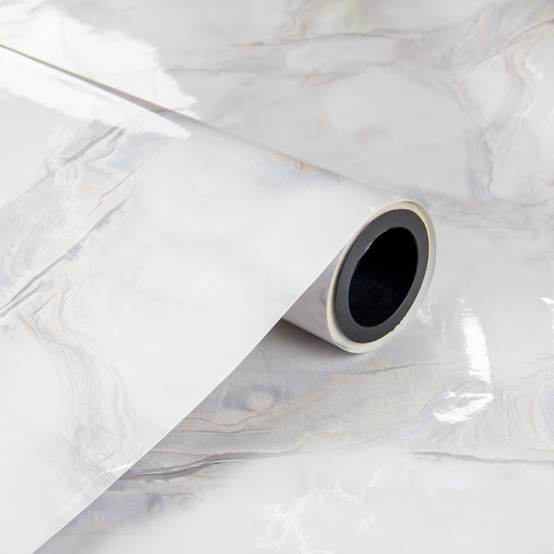 3D High-glossy Marble Decorative Self-Adhesive Sticker
