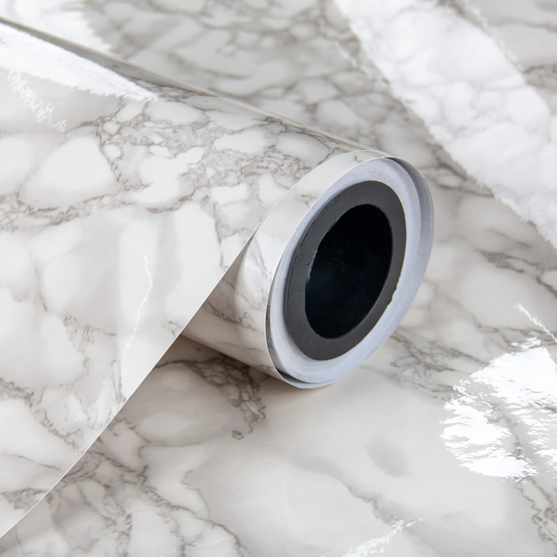 3D High-glossy Marble Decorative Self-Adhesive Sticker