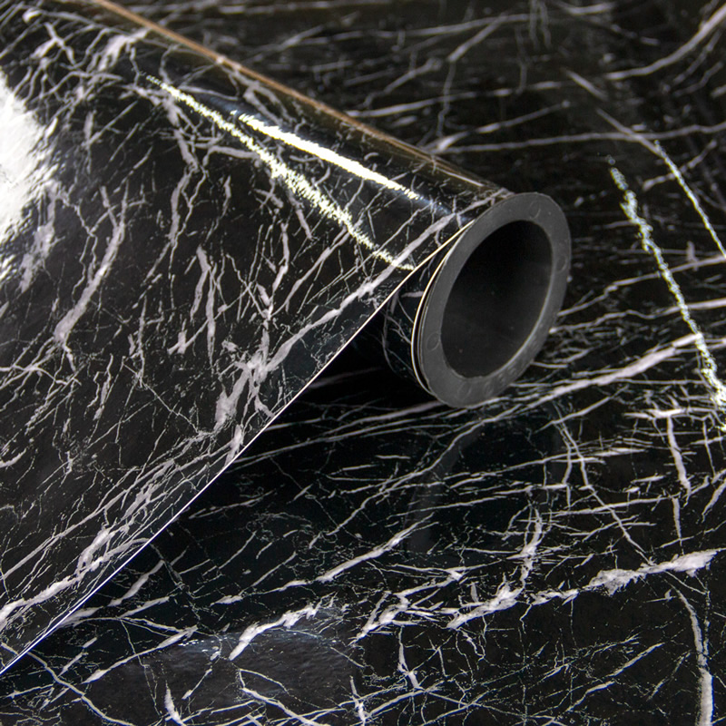 3D High-glossy Marble Decorative Self-Adhesive Sticker