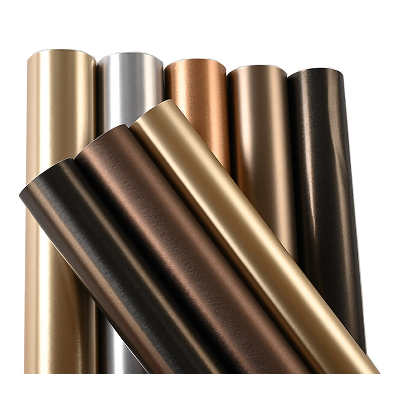 LS Series Self Adhesive Metallic PVC Decorative Film