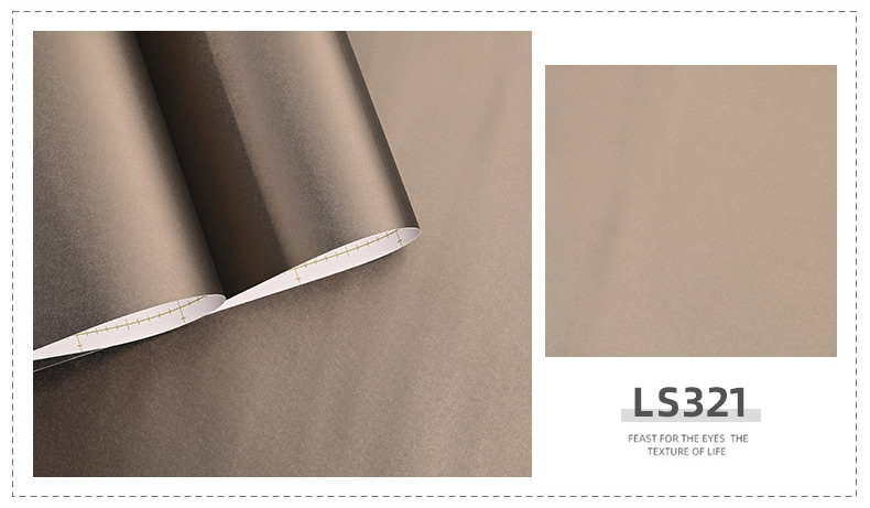 Metallic peel and stick film