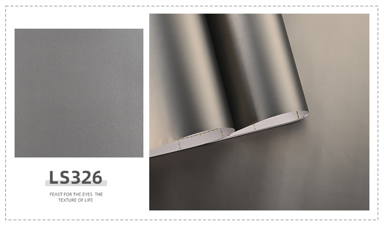 Metallic peel and stick film