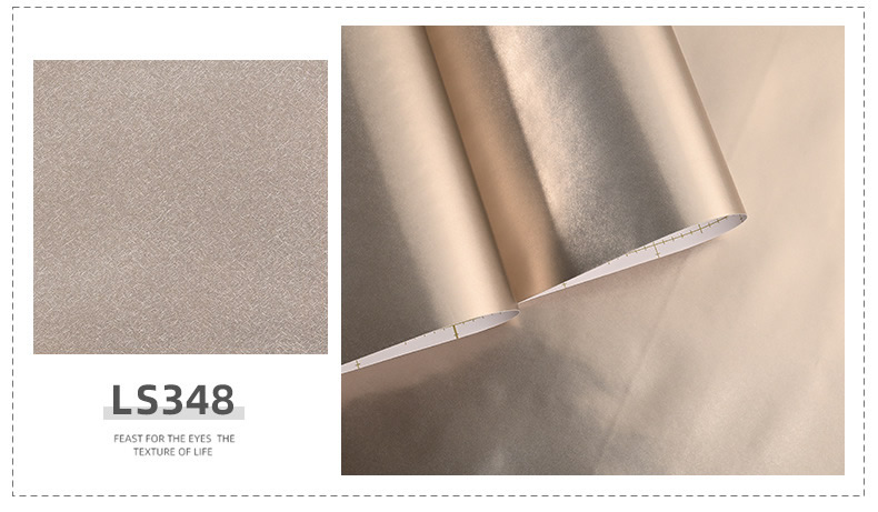 Metallic peel and stick film