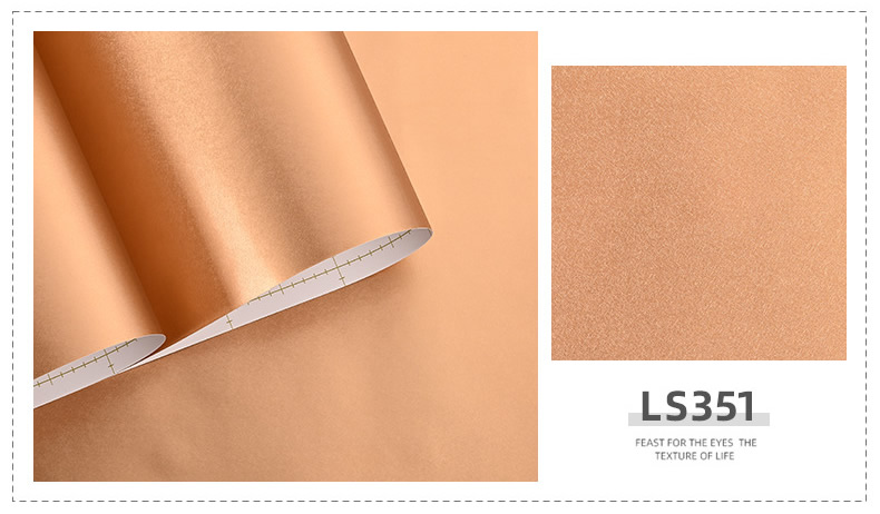 Metallic peel and stick film