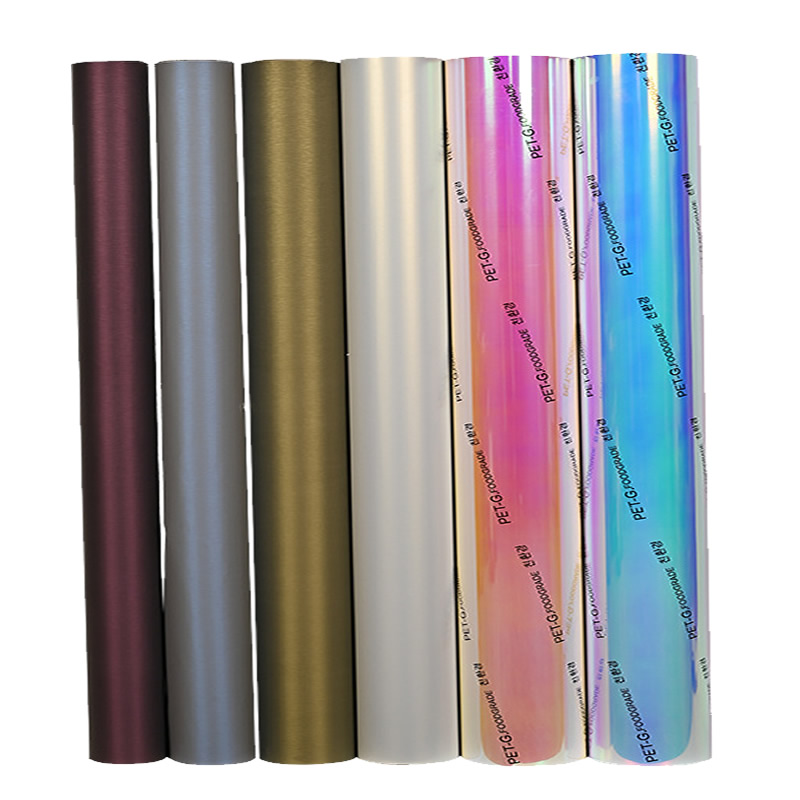 HC Series Iridescent Self-Adhesive Metallic PVC Decorative Film