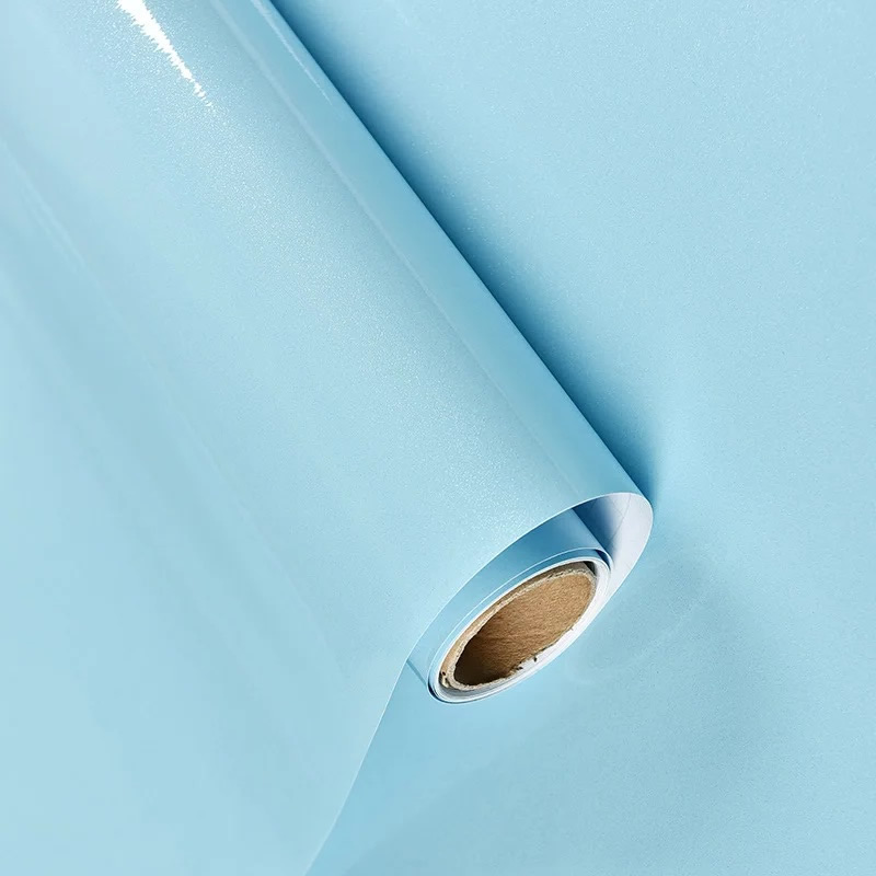 Glossy Shiny Self Adhesive Solid Color PVC Decorative Film