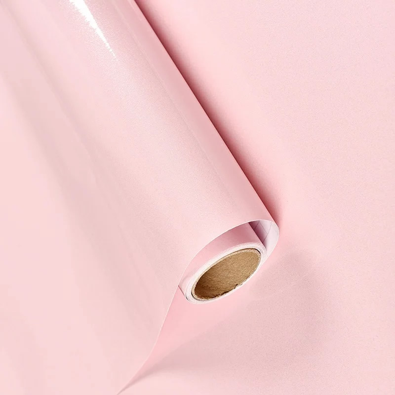 Glossy Shiny Self Adhesive Solid Color PVC Decorative Film