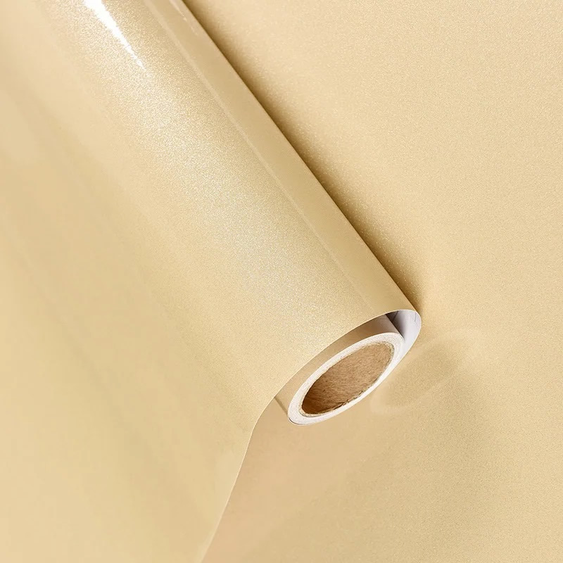 Glossy Shiny Self Adhesive Solid Color PVC Decorative Film
