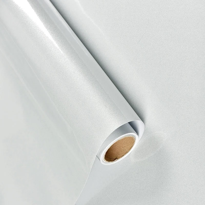 Glossy Shiny Self Adhesive Solid Color PVC Decorative Film