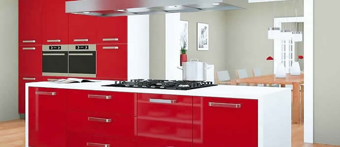 Glossy Shiny Kitchen decoration