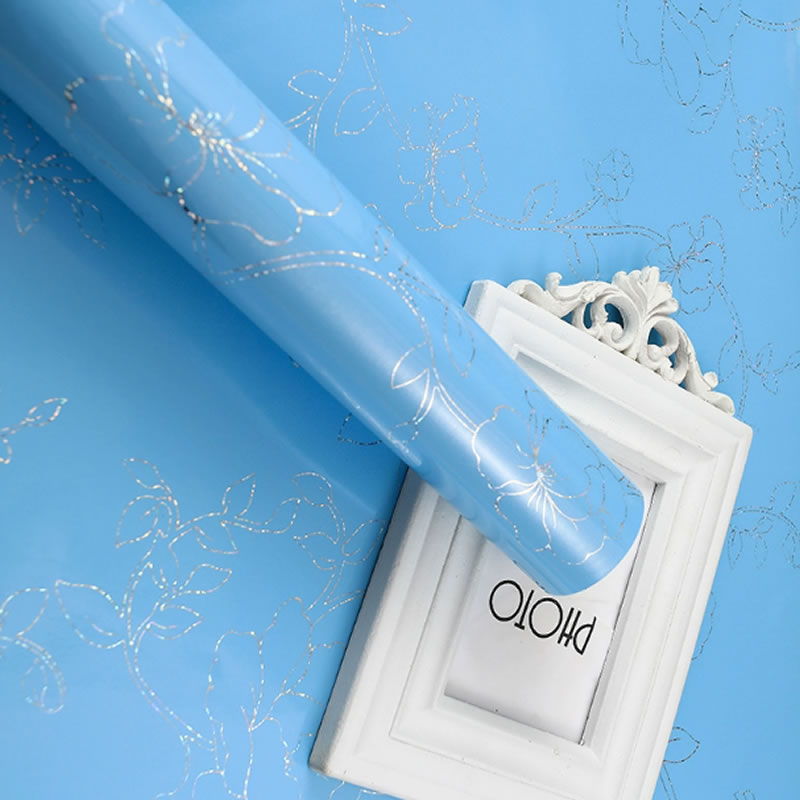 Laser Flash Point PVC Decorative Film with Floral Pattern